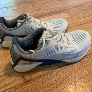 Reebok nano X1, cream/blue, size 7